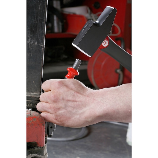 Graphite handle riveting engineer hammer, 60 mm