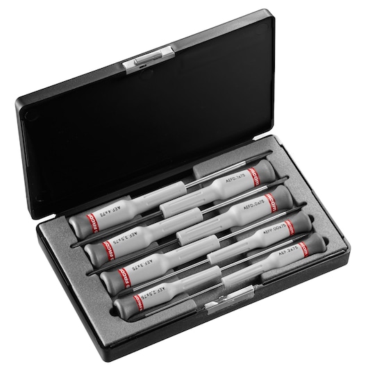 MICRO-TECH® screwdrivers, set of 8 pieces