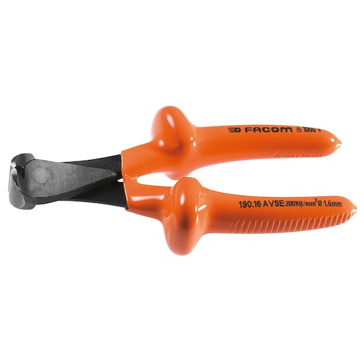 1000V insulated hard wire end nipping pliers