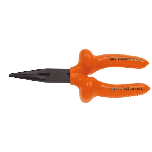 1000V insulated semi round nose pliers
