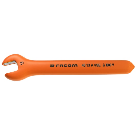 1,000 V insulated open end wrench, 11 mm