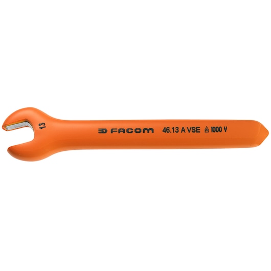 1,000 V insulated open end wrench, 8 mm