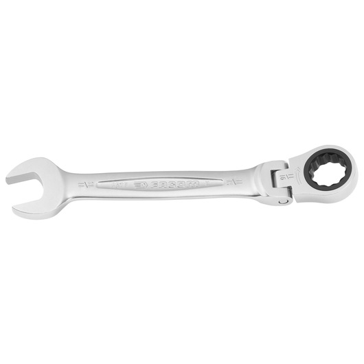 Flex-head ratchet wrench, 1/2"