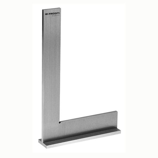 Stainless steel flanged precision square Class 0, 100x70 mm