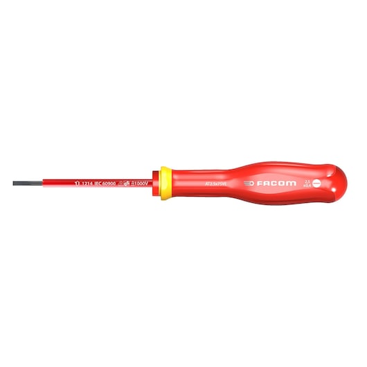 Insulated Screwdriver PROTWIST®, 1 000 Volt for slotted head, 3X75 mm