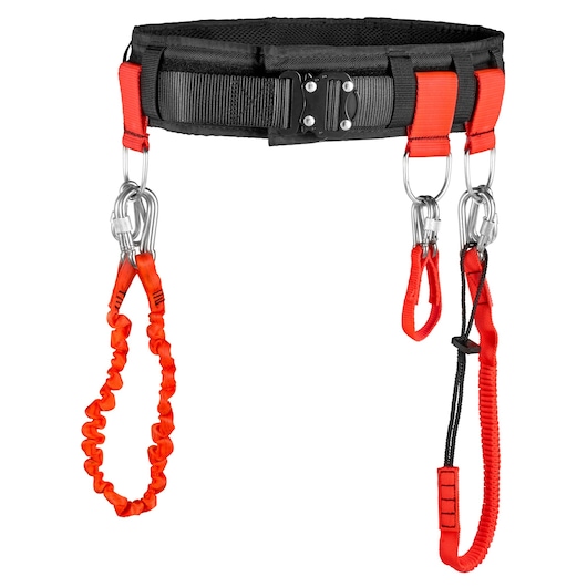 Belt with dual point metal loop 70-100cm Safety Lock System