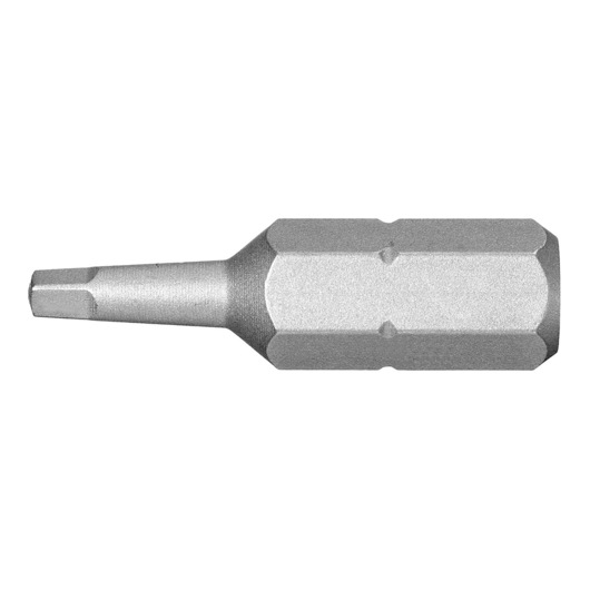 Standard bits series 1 for ROBERTSON square head screws 6.35mm