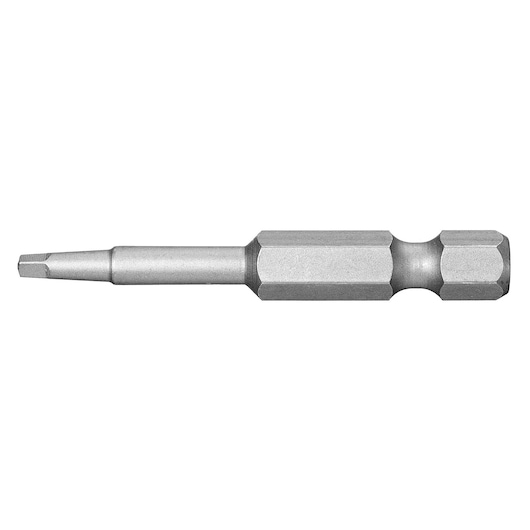 Standard bits series 6 for ROBERTSON square head screws 6.35mm