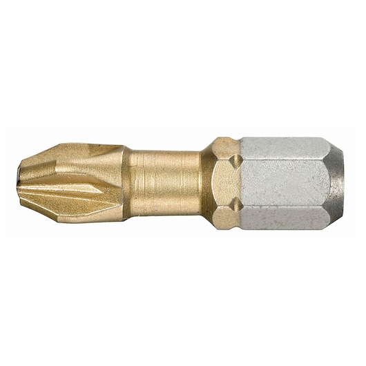 High Perf' Titanium bits series 1 for Pozidriv® screws