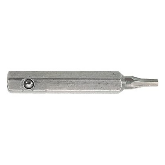 Screwing bits series 0 drive 4 mm for hollow hex screws, 0.9 mm