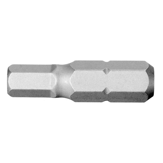 Screw bits series 1 for metric countersunk, hexagonal head screws, 6 mm
