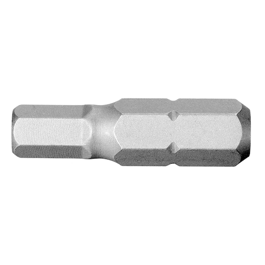 Screw bits series 1 for metric countersunk, hexagonal head screws, 7 mm