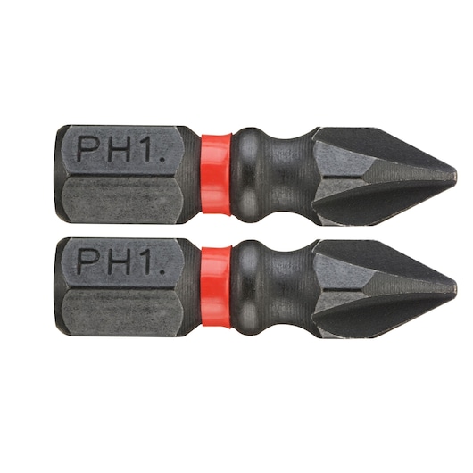 Philips® 25mm, 2 packs Impact Flextorq, PH1