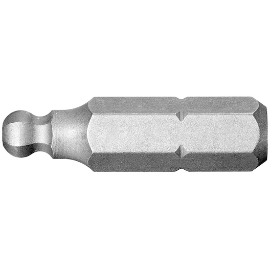 Standard bits series 1 with spherical head for countersunk hex screws 3 mm