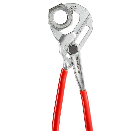 Plier wrench PVC handle, 250 mm