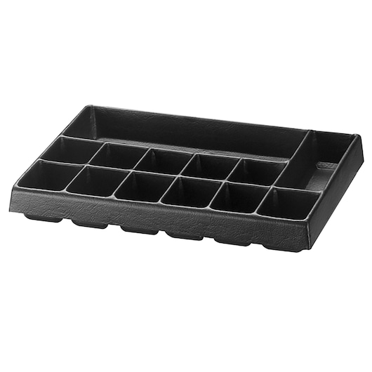 Plastic Storage Tray for Small parts, 13 Cells-Drawers, H 75 mm